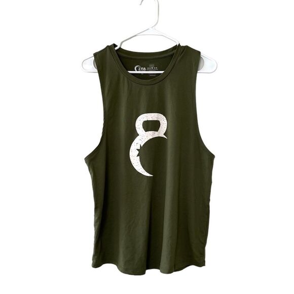 Zyia Olive Kettle Moon Tank Top - Picture 2 of 4